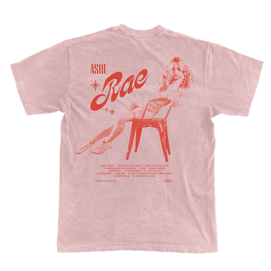 Rae Tracklist T-Shirt (Pink)
